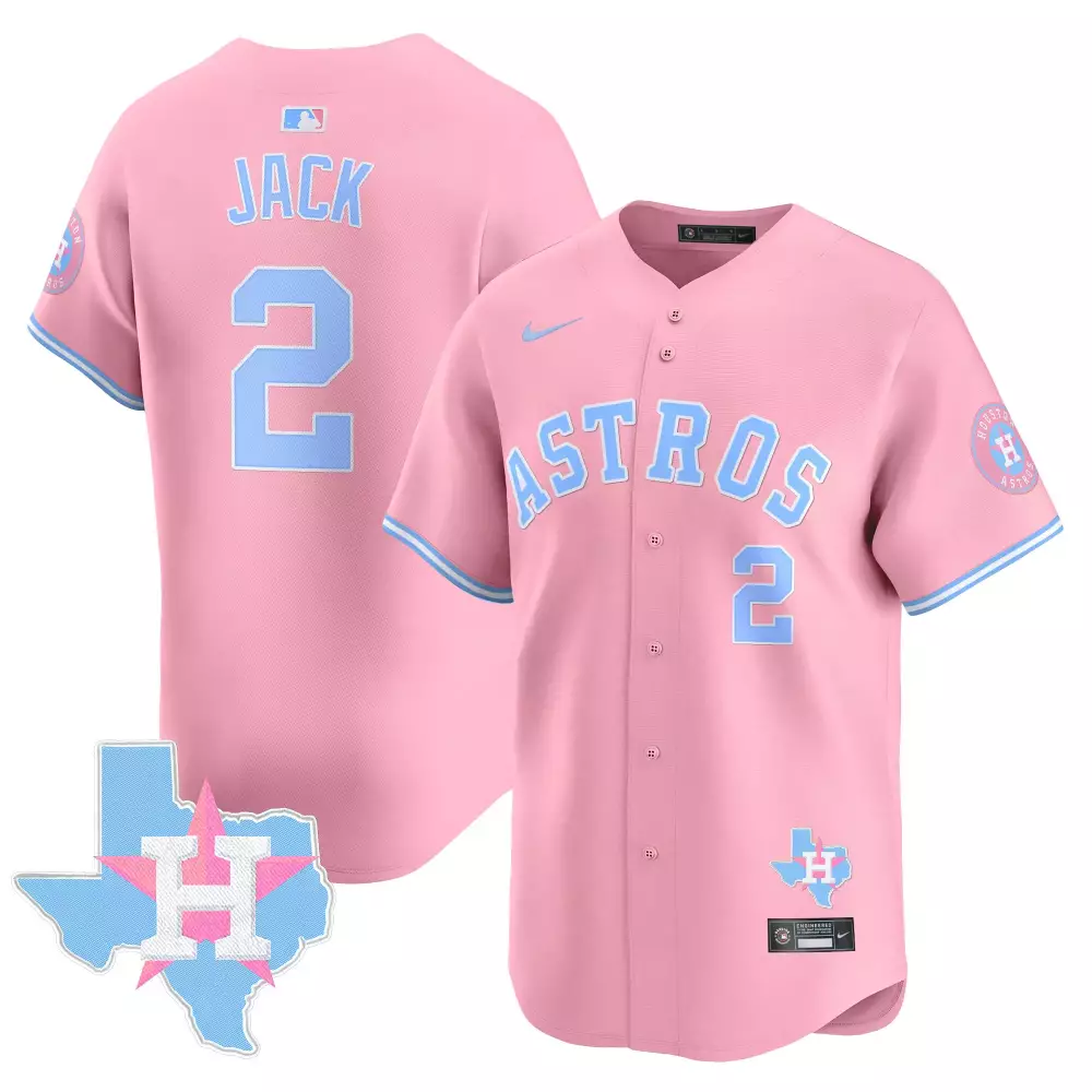 travis scott pink stripe womens houston astros barbie patch vapor premier limited jersey all stitched