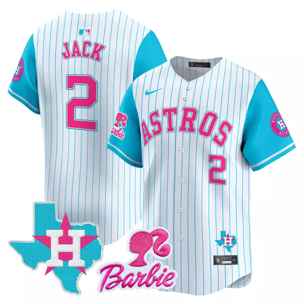 travis scott pink womens houston astros barbie patch vapor premier limited jersey all stitched