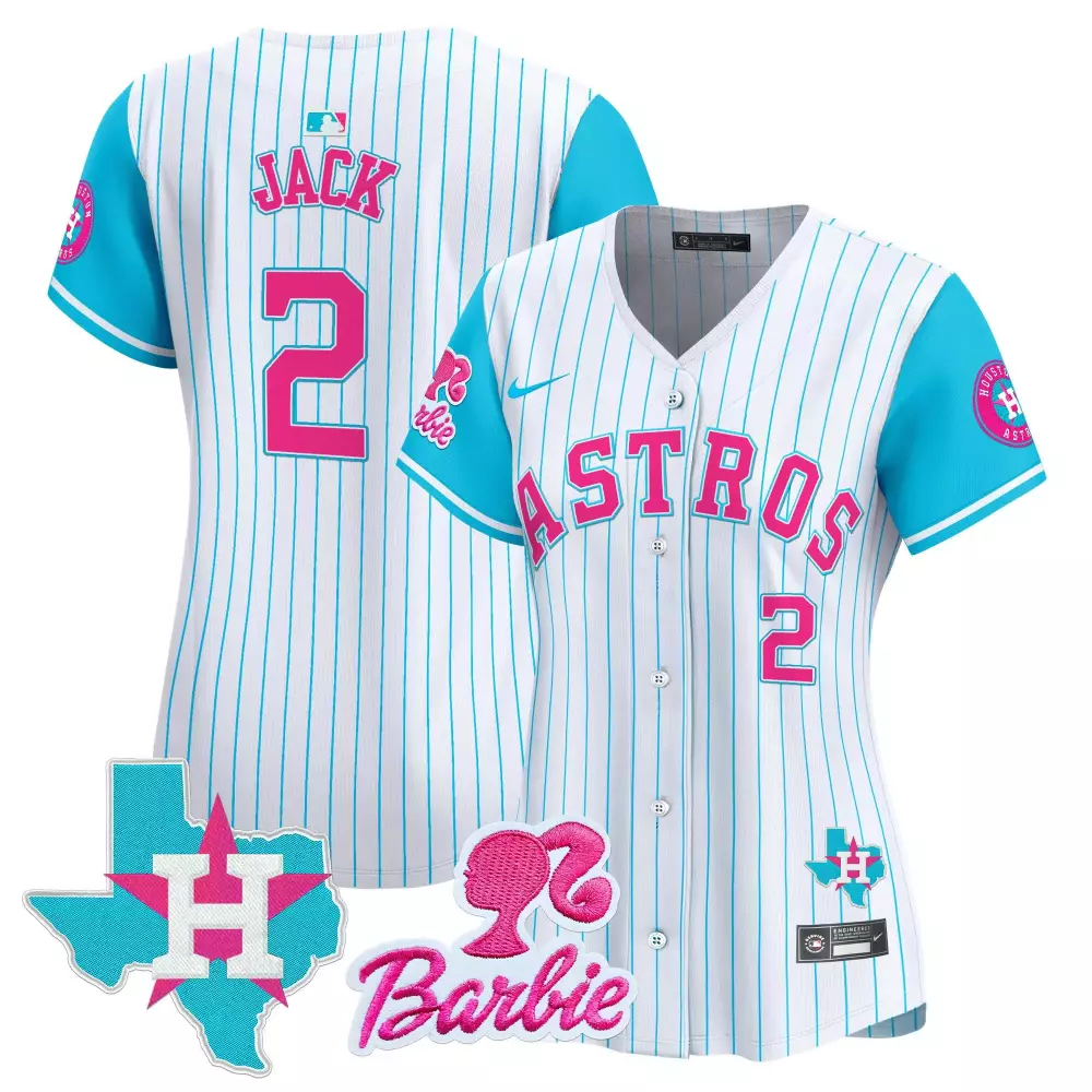 travis scott pinstripe unisex houston astros barbie vapor premier limited jersey all stitched