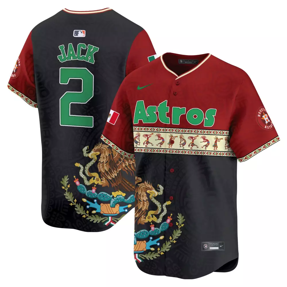 travis scott red mens houston astros mexico aztec calendar vapor premier limited jersey printed