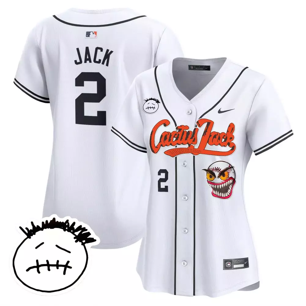 travis scott white womens houston astros cactus jack patch vapor premier limited jersey all stitched