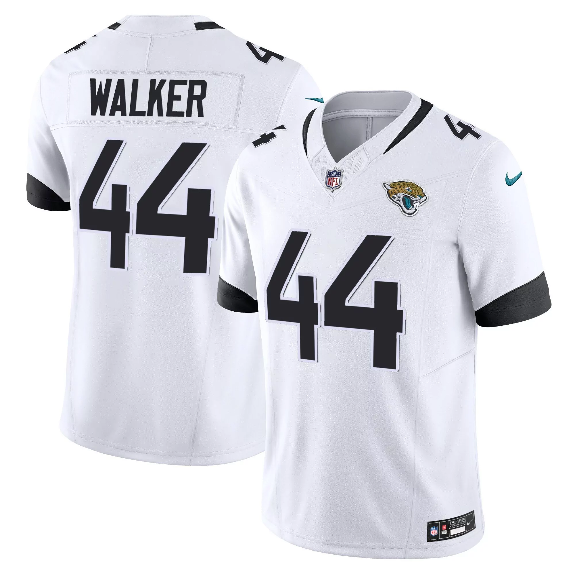 travon walker teal mens jacksonville jaguars throwback vapor limited jersey all stitched