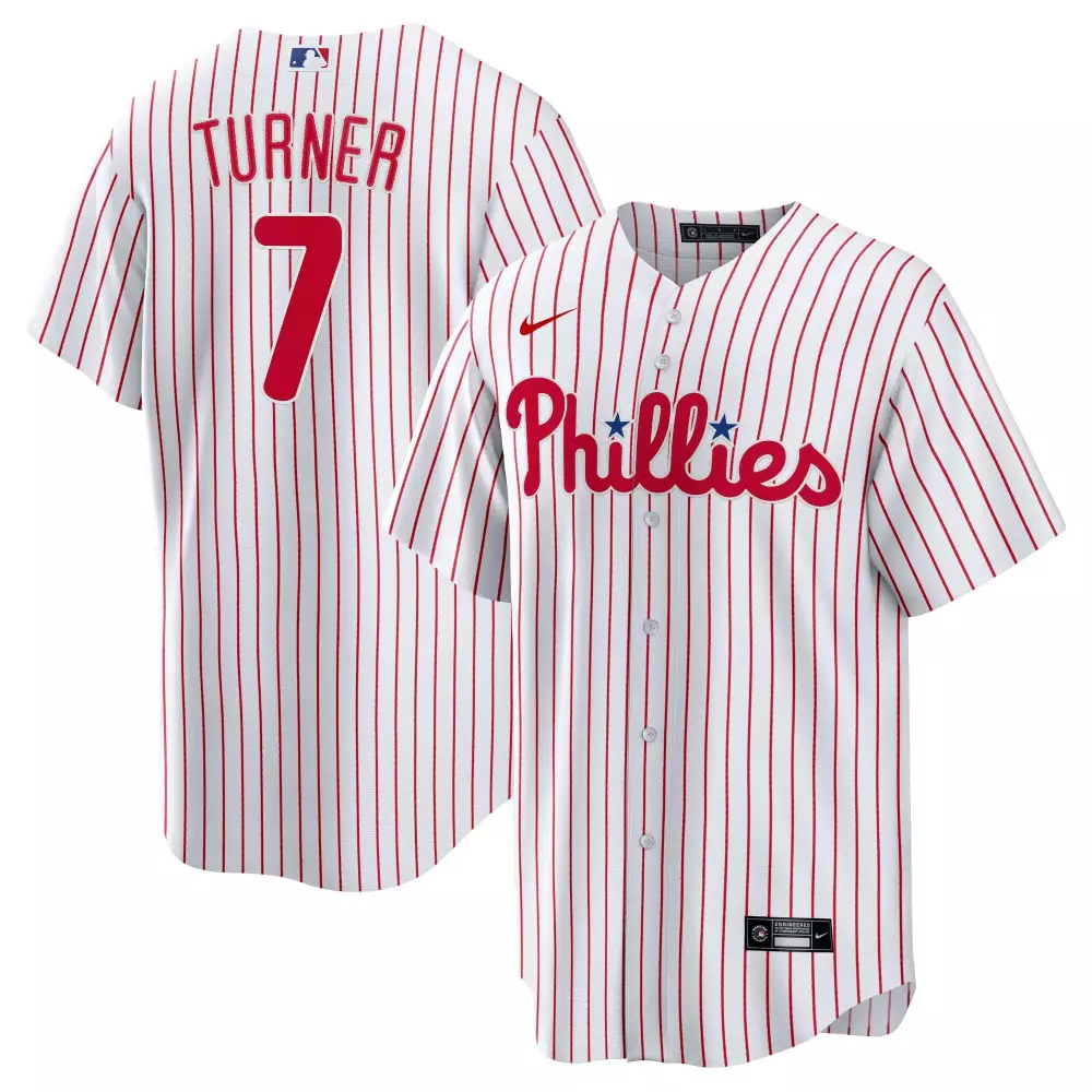 Trea Turner Philadelphia Phillies Home Jersey | All Stitched Fan Gear | For Men, Women & Youth
