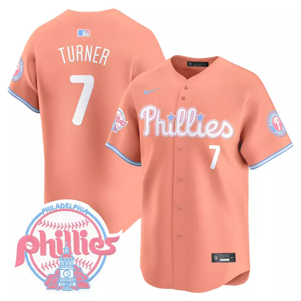 trea turner orange womens philadelphia phillies halloween vapor premier limited jersey v2 all stitched