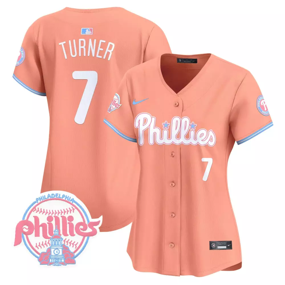 trea turner orange womens philadelphia phillies halloween vapor premier limited jersey v2 all stitched