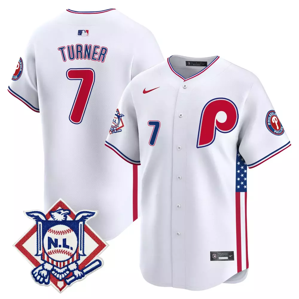 trea turner white gold womens philadelphia phillies 2024 nl east division champions pete rose patch gold vapor premier l