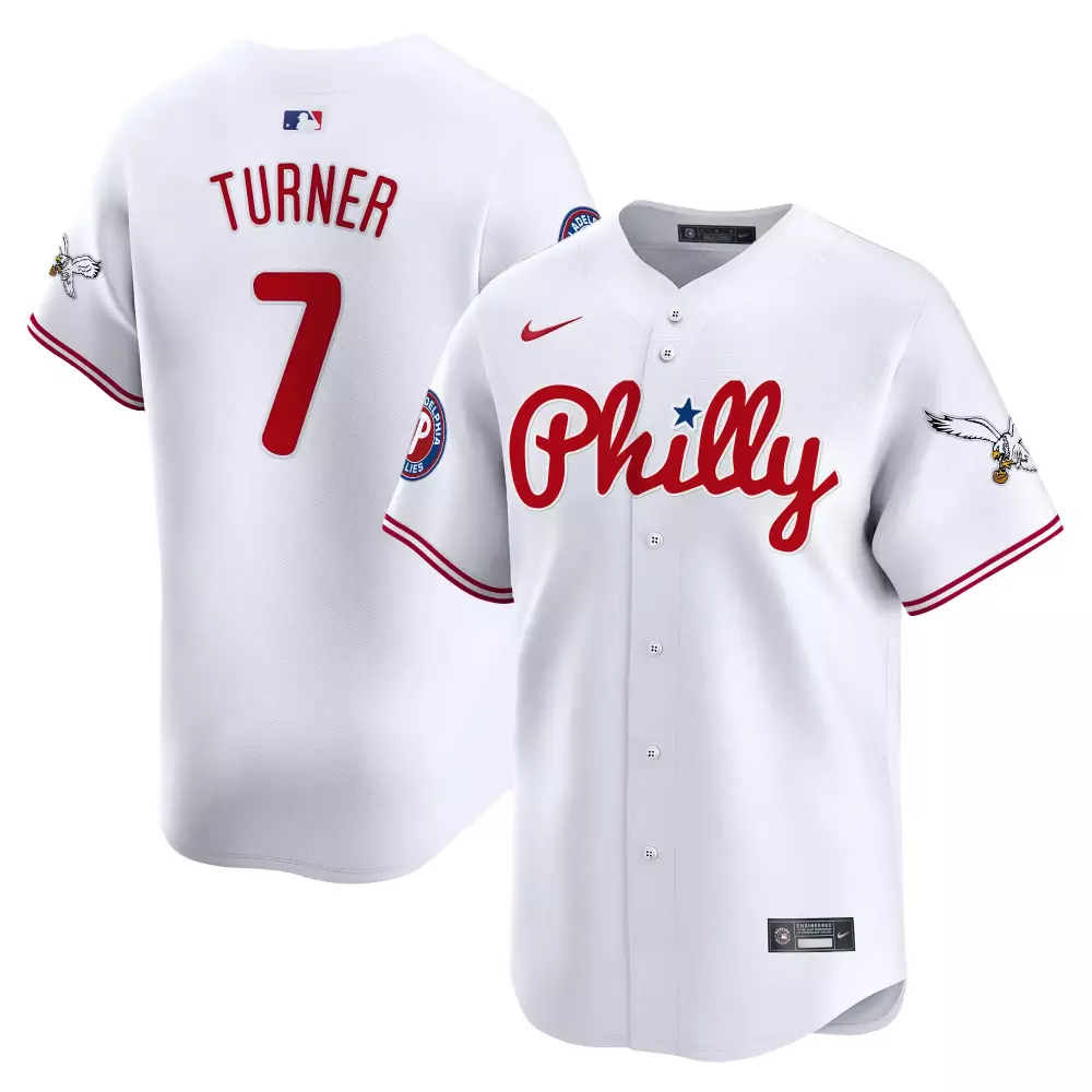 trea turner white mens philadelphia phillies dragon ball son goku vapor premier limited jersey printed