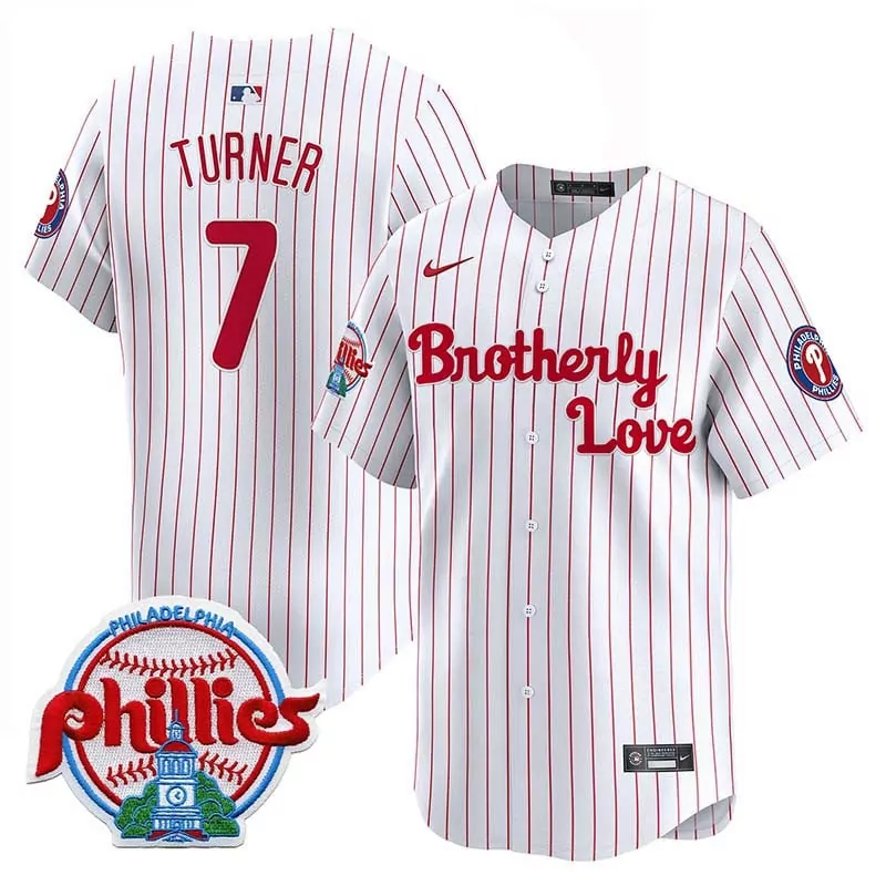 trea turner white mens philadelphia phillies red october patch jersey