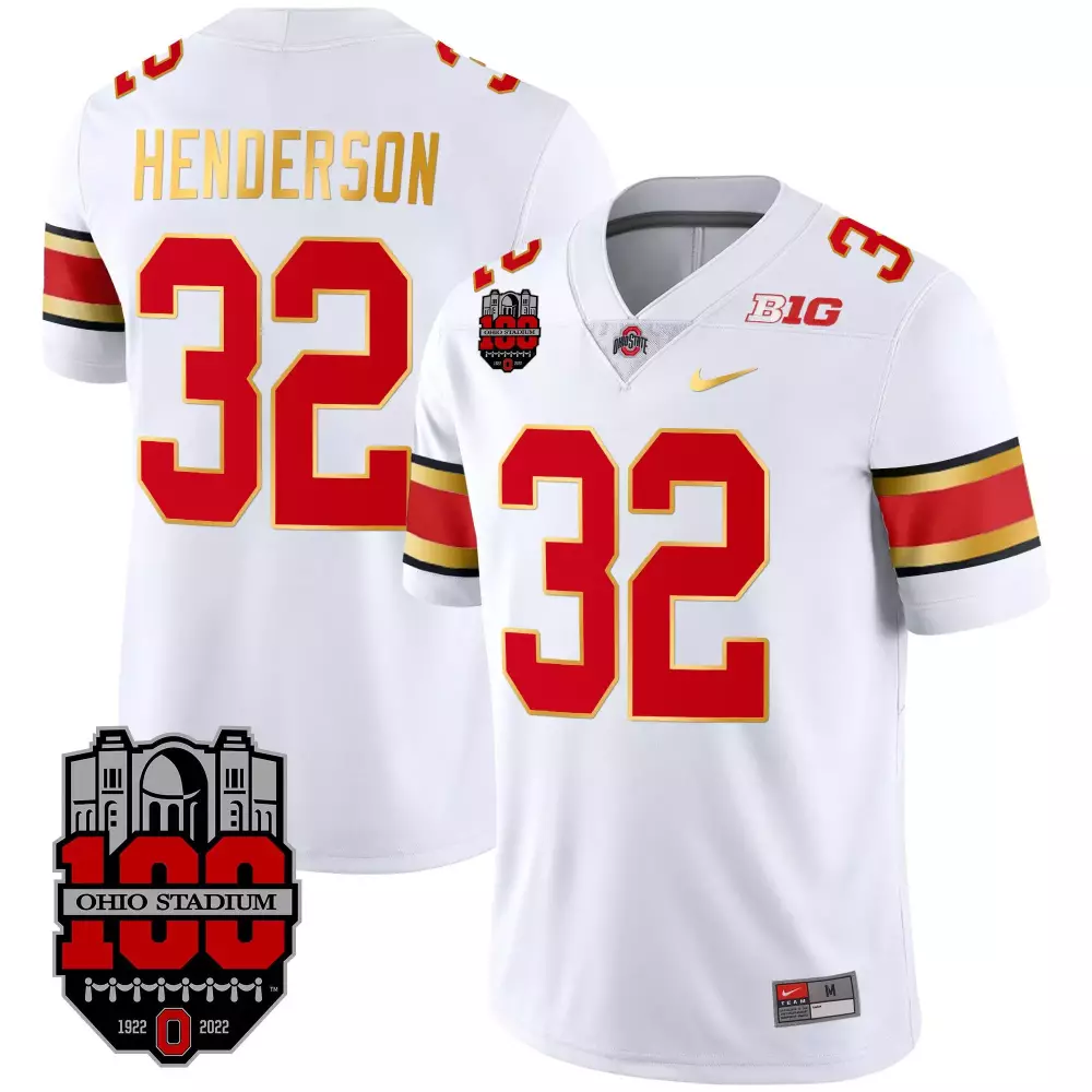 treveyon henderson white mens ohio state buckeyes 2024 vapor limited jersey ohio patch all stitched