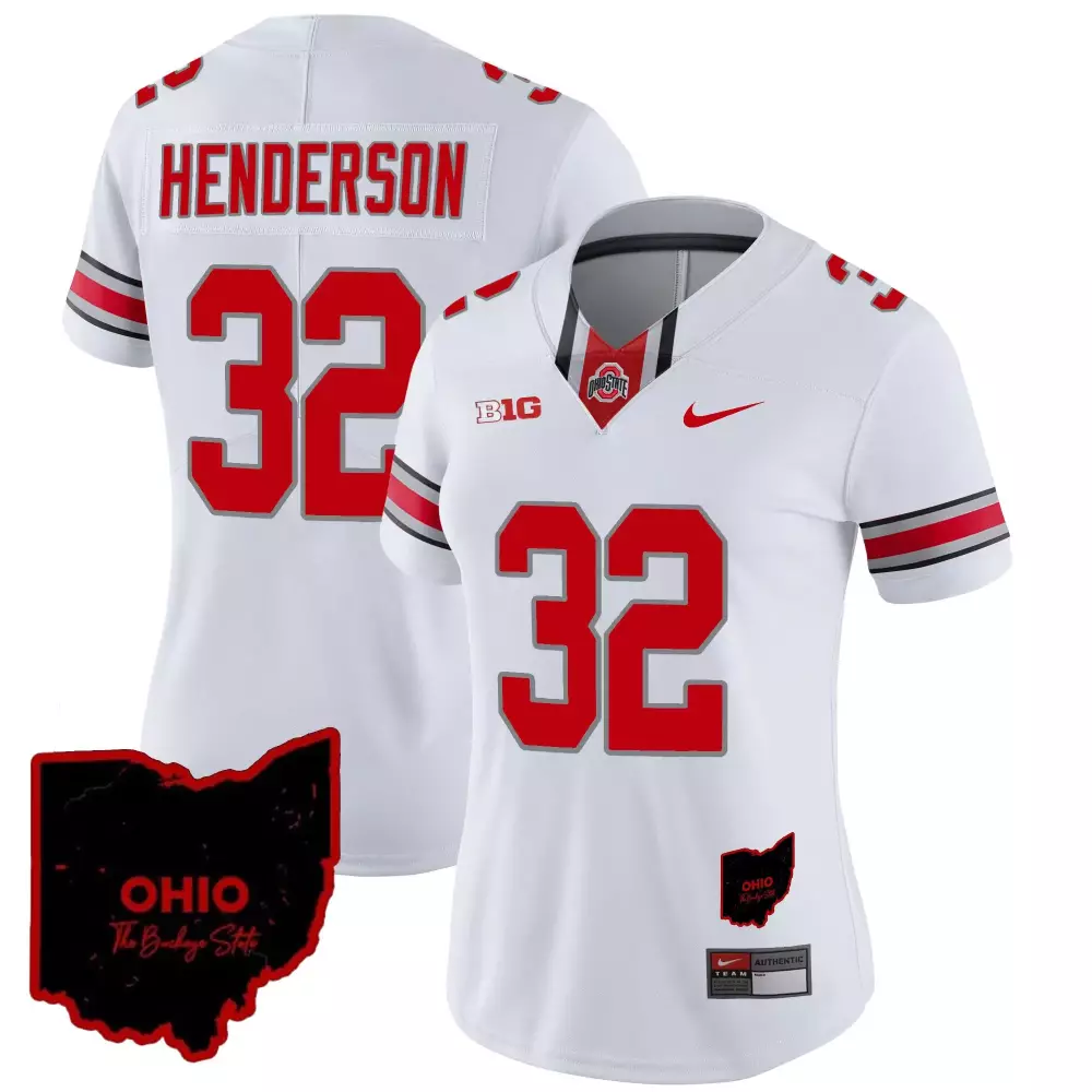 treveyon henderson white mens ohio state buckeyes special vapor limited jersey all stitched