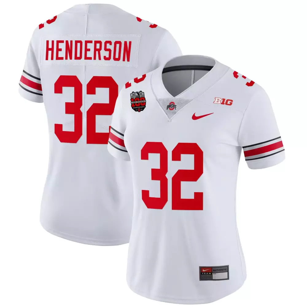 treveyon henderson white mens ohio state buckeyes special vapor limited jersey all stitched