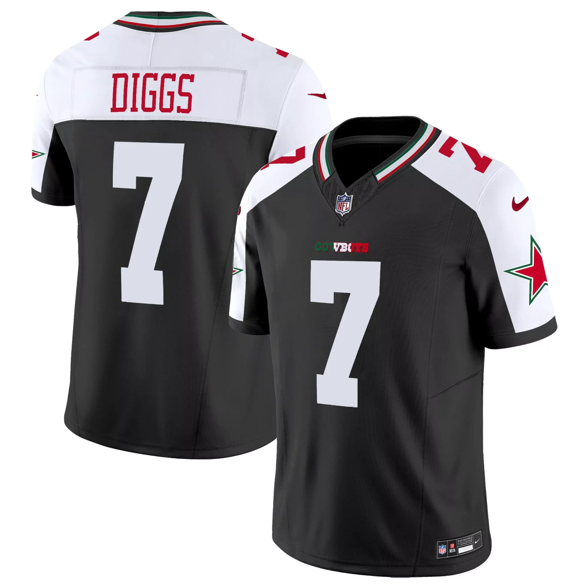 trevon diggs alternate mens dallas cowboys mexico vapor limited jersey all stitched