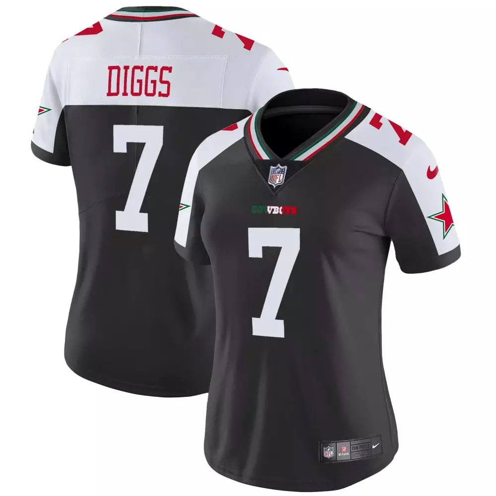 Trevon Diggs Dallas Cowboys Mexico Limited Navy Jersey | Stitched Vapor Fan Gear for Women | For Men, Women & Youth