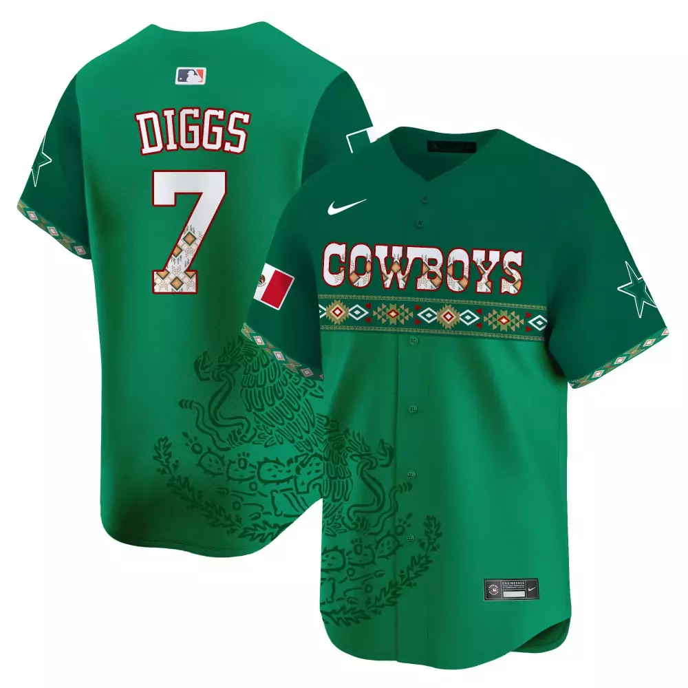 Trevon Diggs Dallas Cowboys Mexico Vapor Premier Limited Jersey | Green | Perfect for Game Day | For Men, Women & Youth