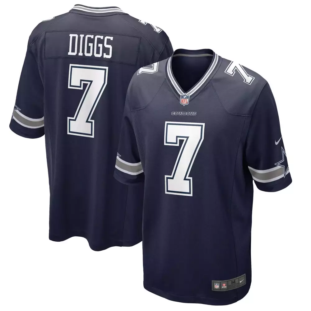 Trevon Diggs Dallas Cowboys Game Jersey | Navy Stitched Fan Gear | For Men, Women & Youth