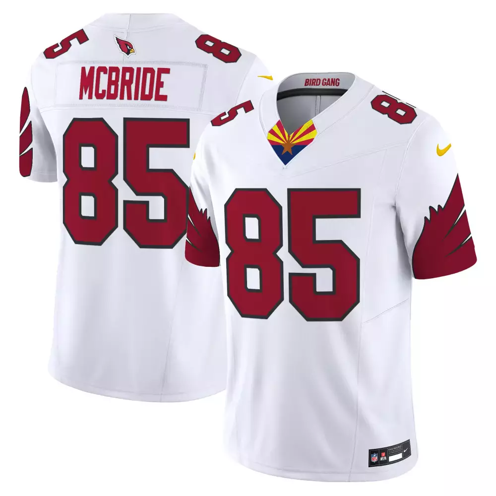 trey mcbride white mens arizona cardinals 2024 special vapor limited jersey all stitched