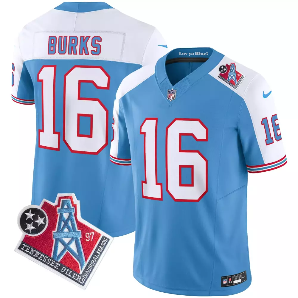 treylon burks alternate mens tennessee titans 1997 throwback gold vapor jersey all stitched