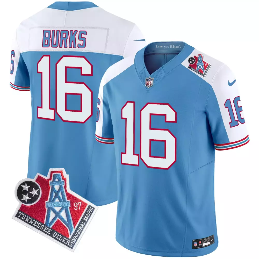 treylon burks alternate mens tennessee titans 1997 throwback gold vapor jersey all stitched