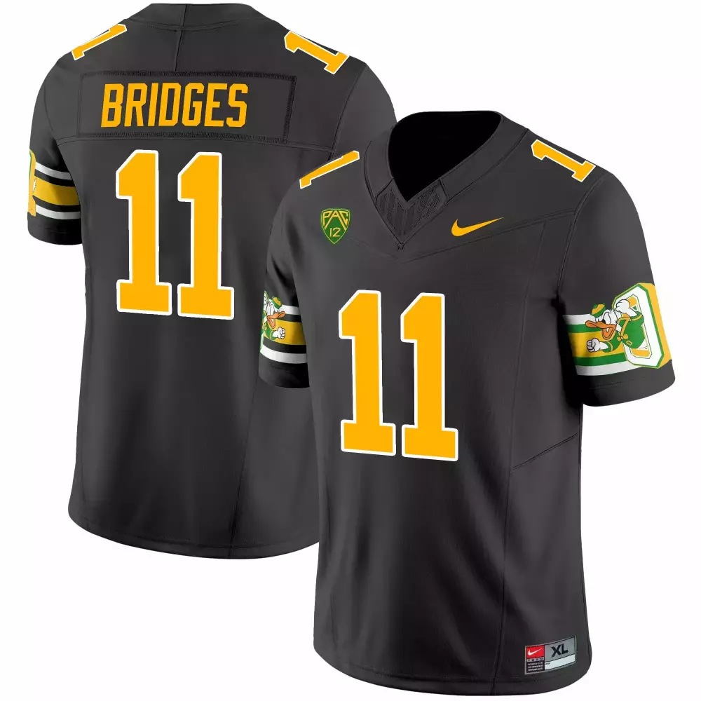 trikweze bridges black mens oregon ducks ducks mighty oregon ducks 1984 throwback jersey v3 stitched