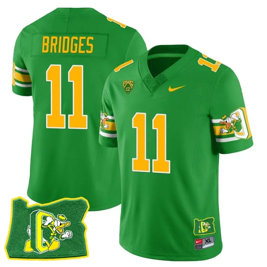 trikweze bridges green mens oregon ducks ducks mighty oregon ducks 1984 throwback jersey v2 oregon ducks state stitched