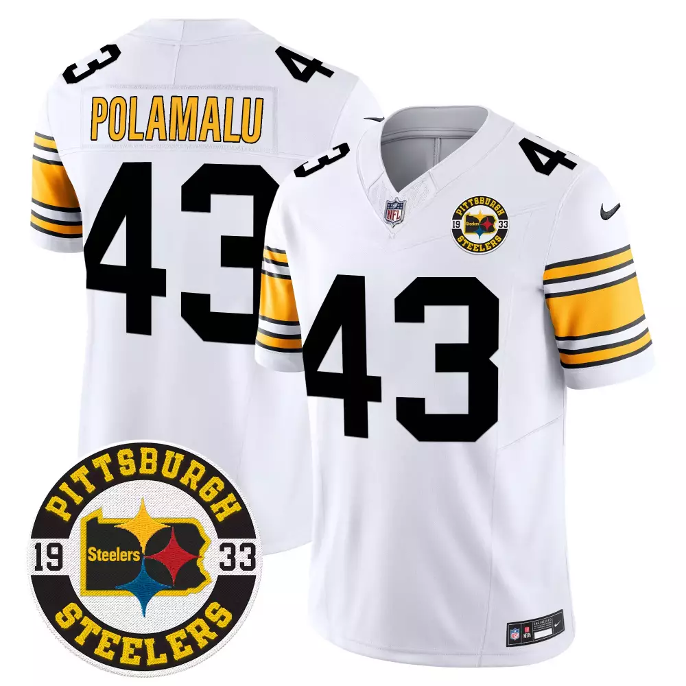 troy polamalu 1975 throwback mens pittsburgh steelers throwback 2024 vapor limited jersey all stitched