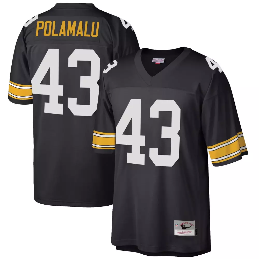 troy polamalu men pittsburgh steelers big tall 1996 retired jersey all stitched