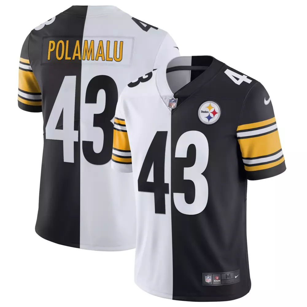 troy polamalu rush alternate mens pittsburgh steelers vapor limited jersey v2 all stitched