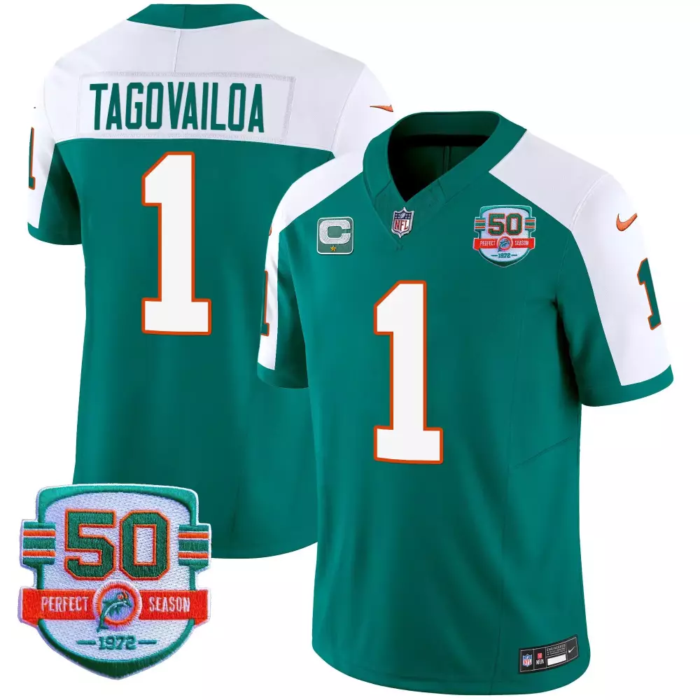 Tua Tagovailoa Alternate Men's Throwback Vapor Jersey | Miami Dolphins Stitched Fan Gear | For Men, Women & Youth