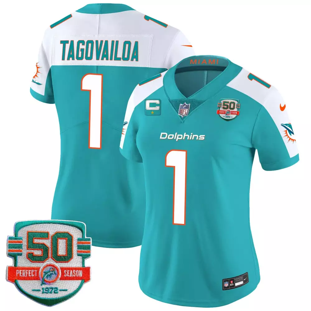 Tua Tagovailoa Alternate Men's Throwback Vapor Jersey | Miami Dolphins Stitched Fan Gear | For Men, Women & Youth