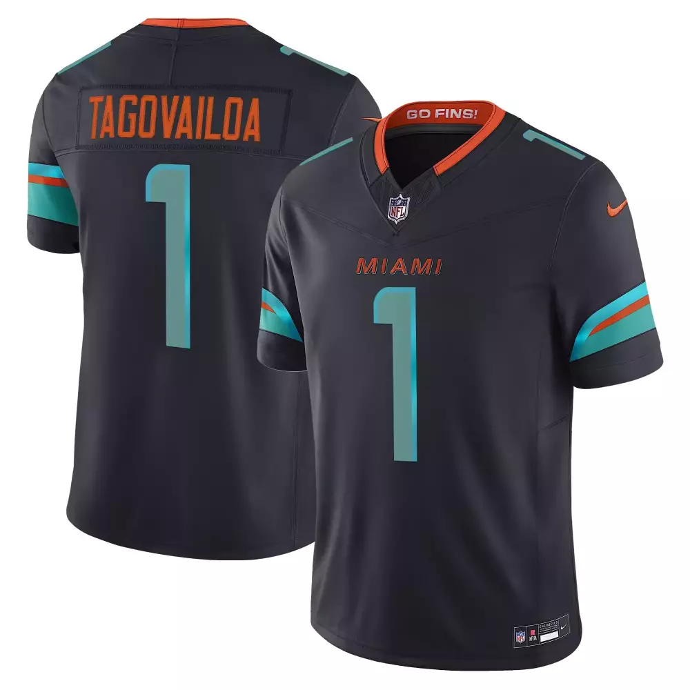 Tua Tagovailoa Miami Dolphins 2025 Rivalries Vapor Limited Jersey | Stitched White | Fan Gear for Youth