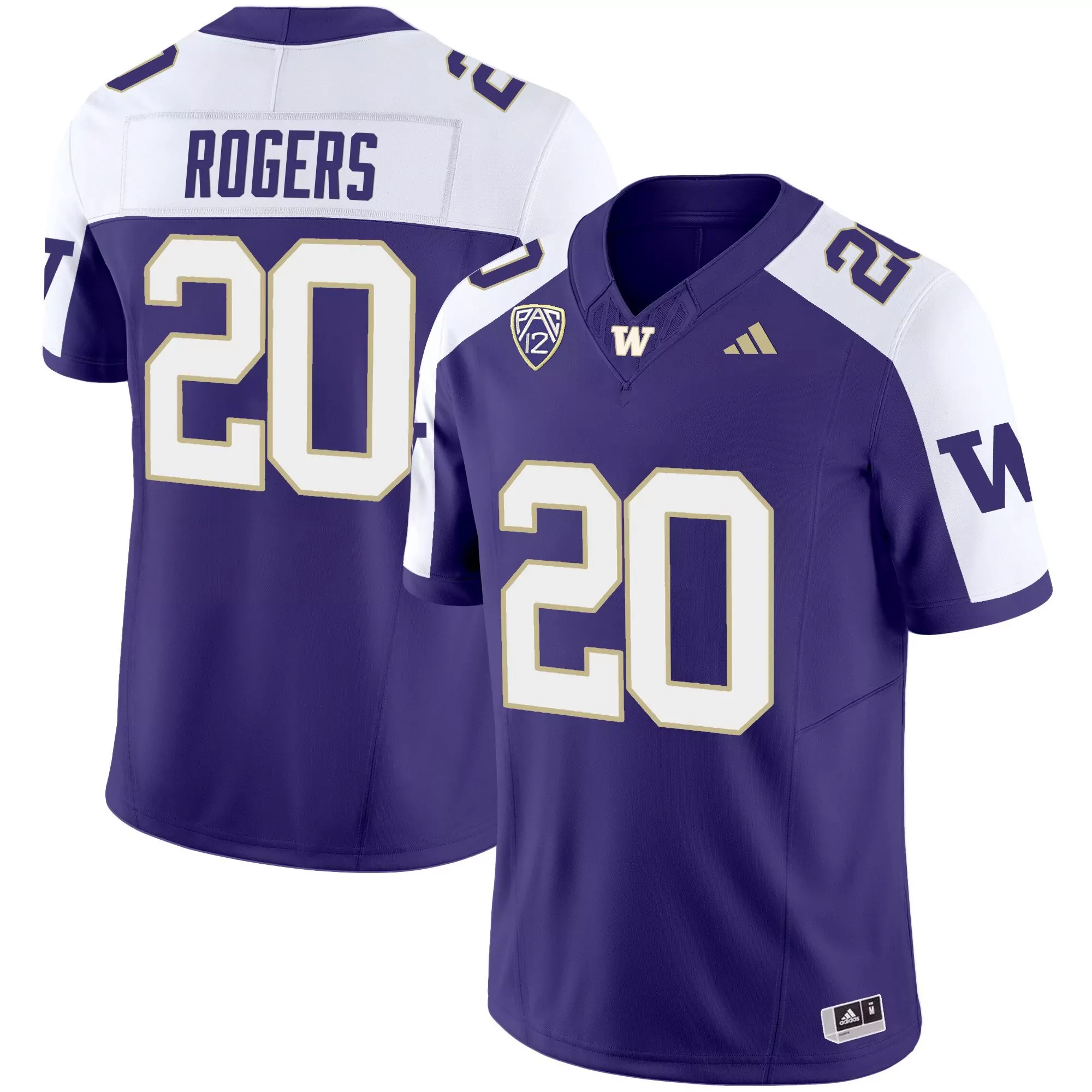 tybo rogers purple alternate mens washington huskies 2024 vapor limited jersey v3 all stitched