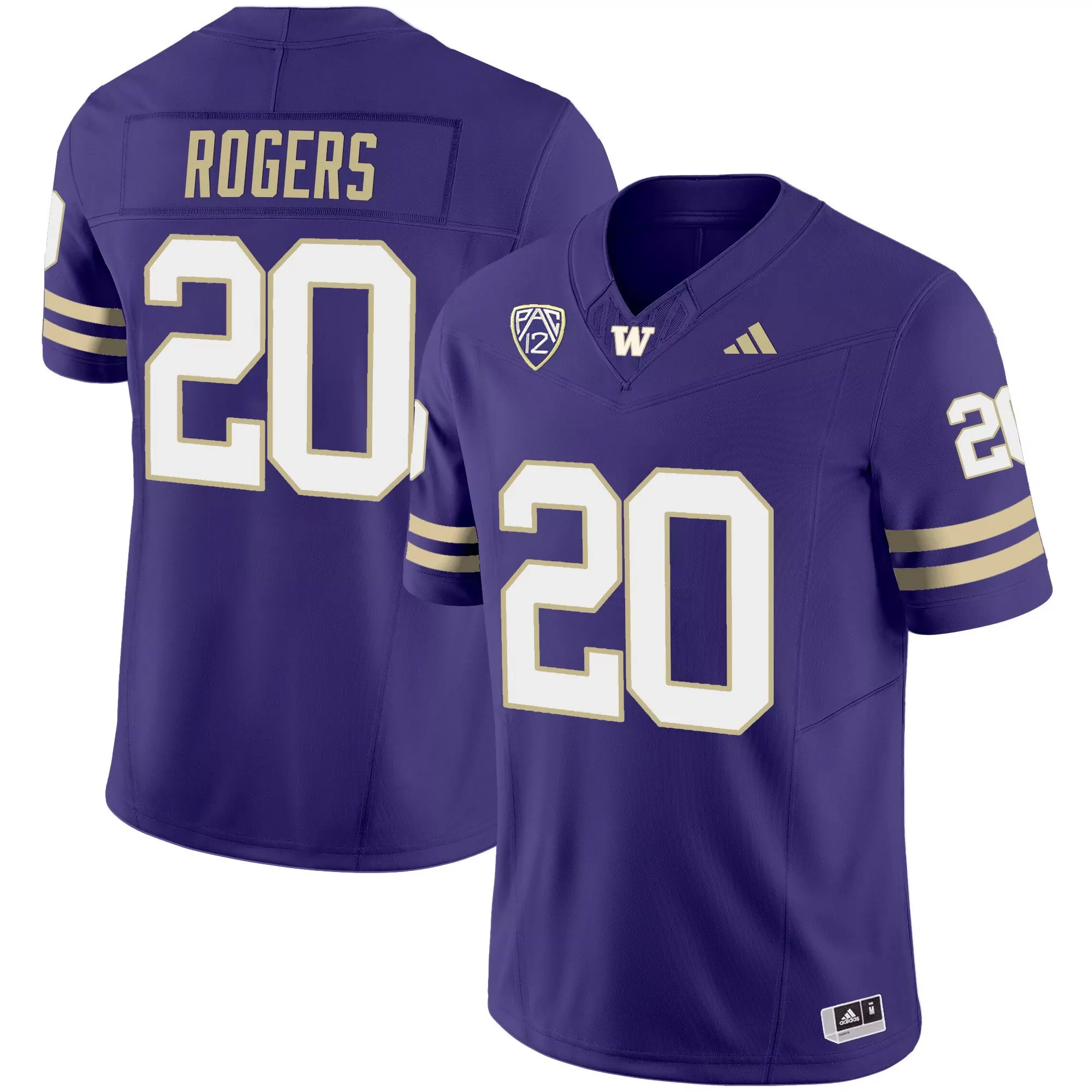 tybo rogers purple mens washington huskies 2024 vapor limited jersey v3 all stitched