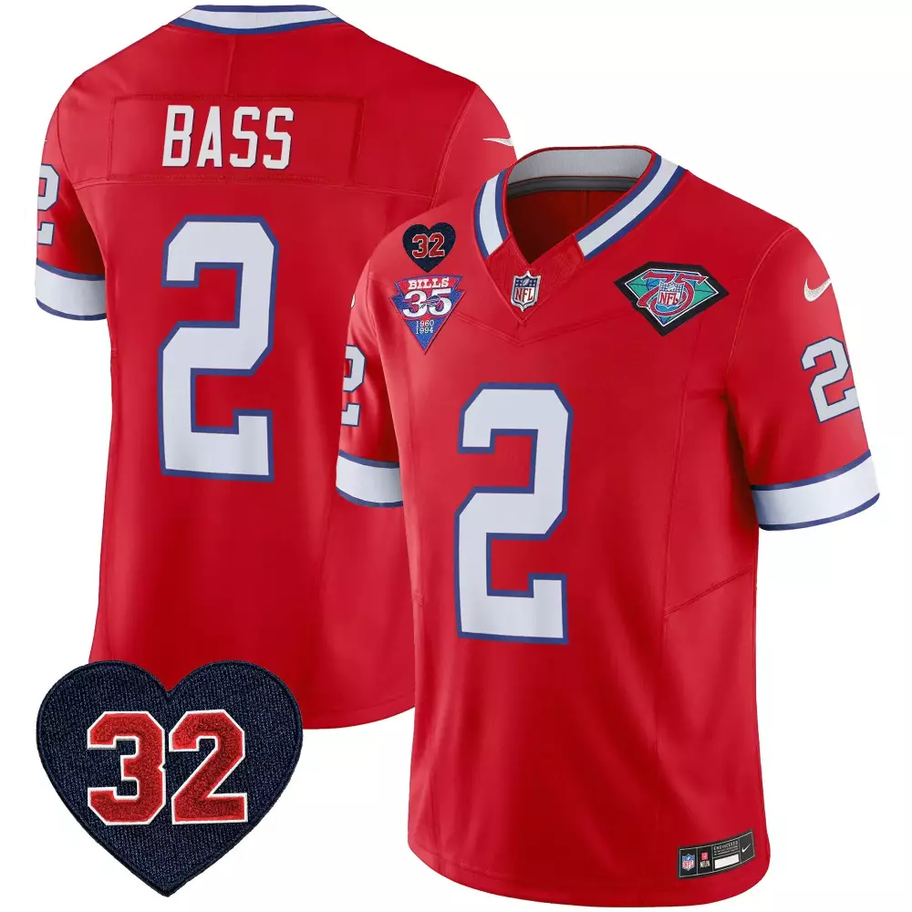 tyler bass red mens buffalo bills 1994 throwback oj simpson patch vapor limited jersey all stitched