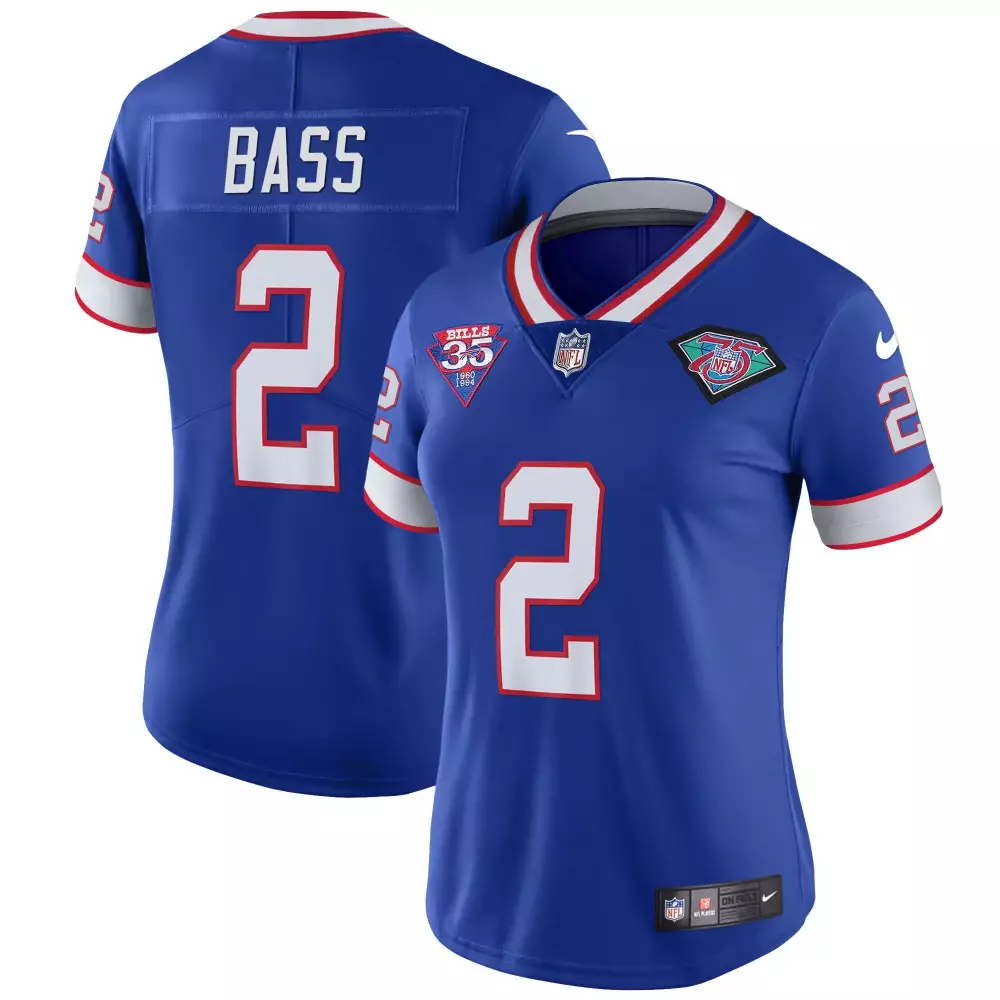tyler bass royal sleeves mens buffalo bills alternate vapor black gold black inverted limited all stitched