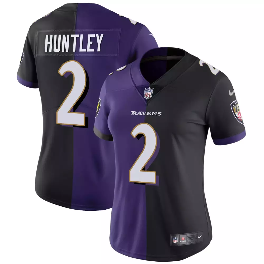 tyler huntley white gold womens baltimore ravens gold vapor jersey all stitched