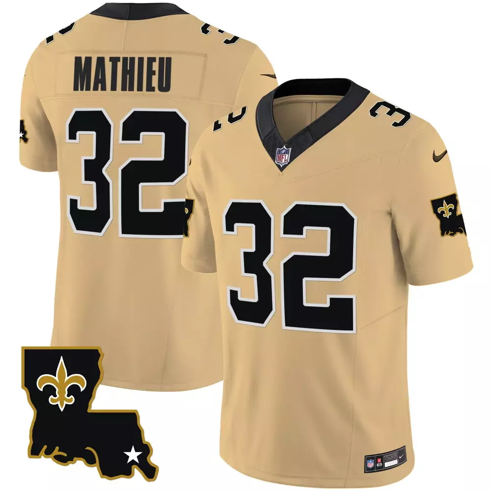 tyrann mathieu black sleeves mens new orleans saints vapor limited jersey new orleans patch all stitched