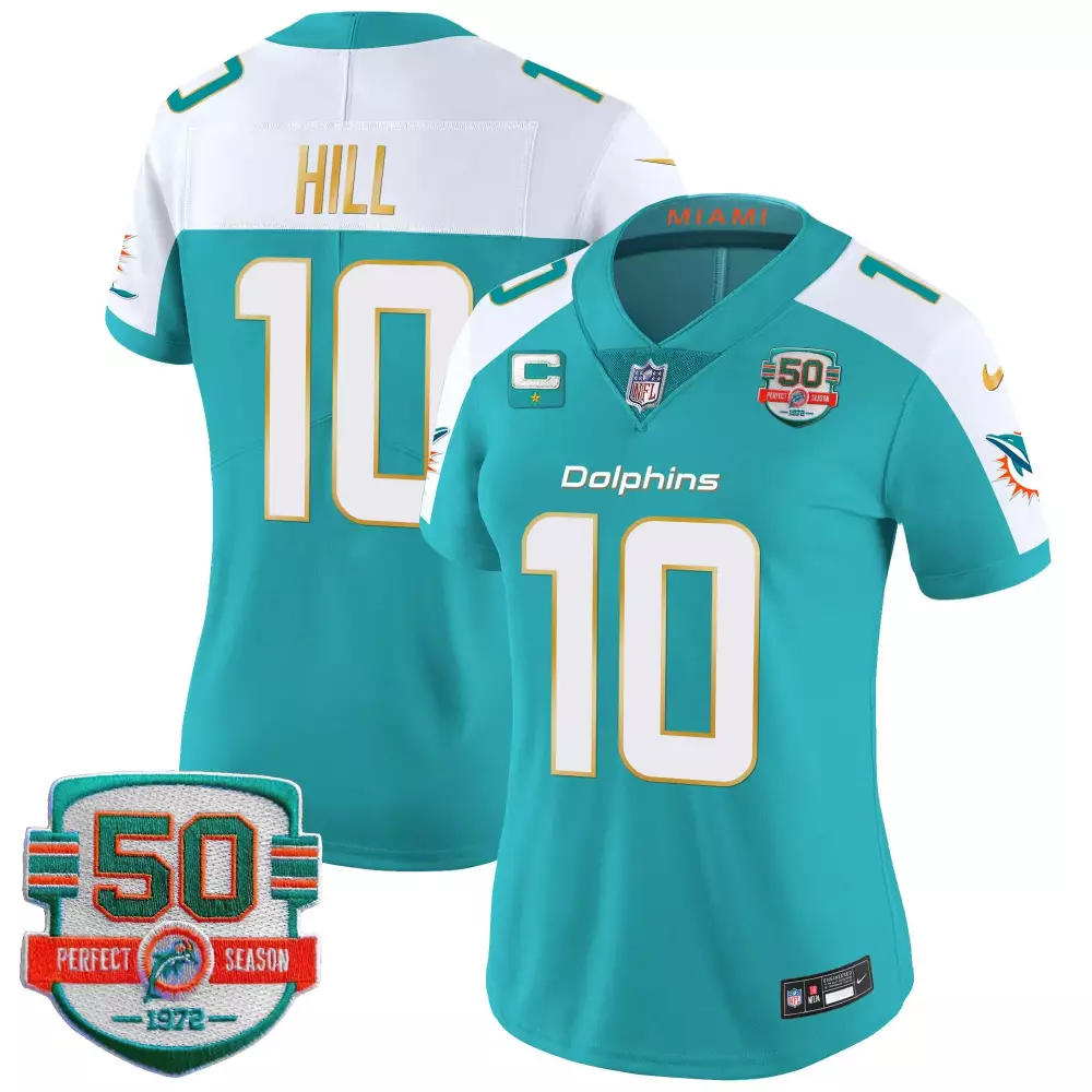 tyreek hill aqua alternate mens miami dolphins throwback vapor jersey v2 all stitched