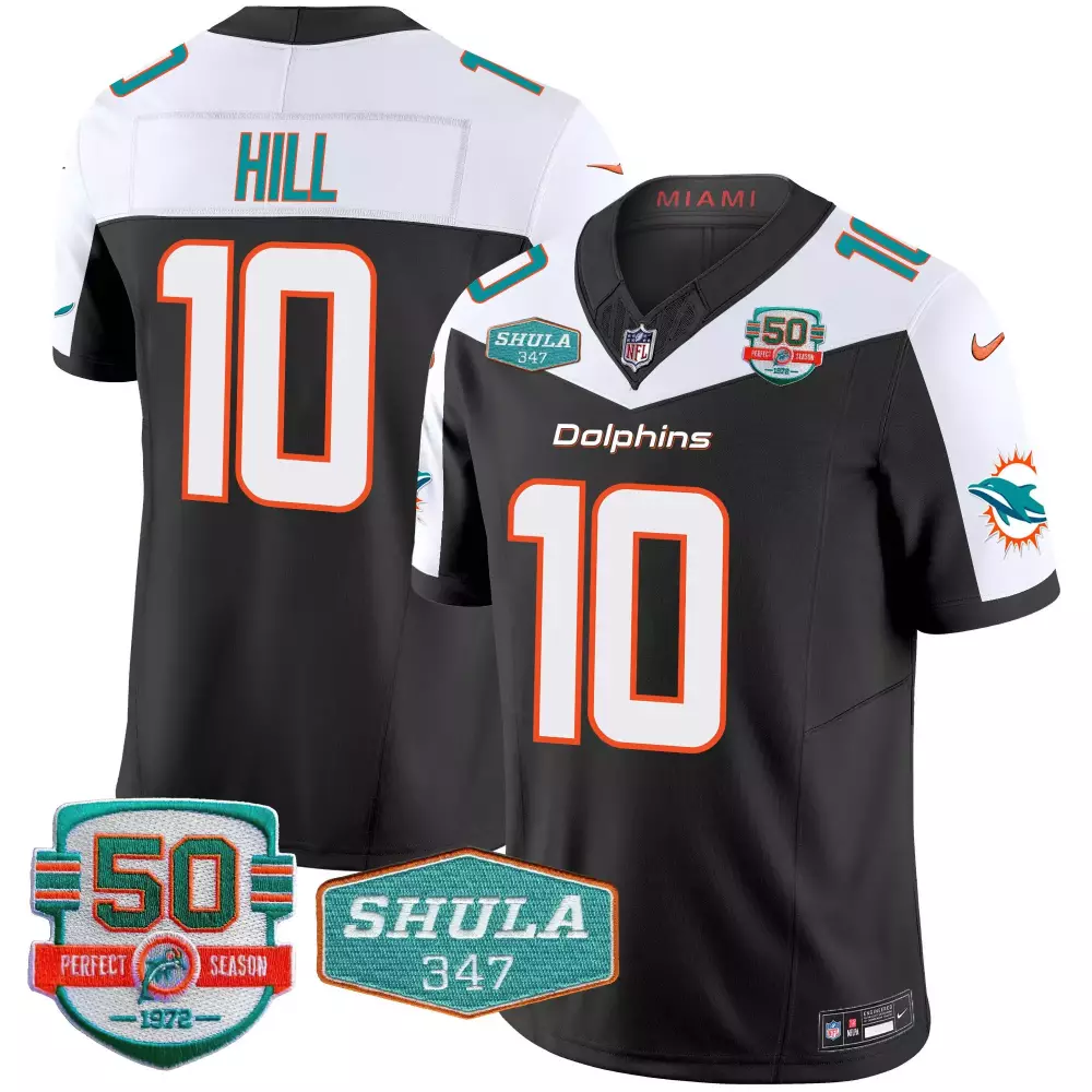 Tyreek Hill Miami Dolphins Black Alternate Vapor Limited Jersey | Miami Vice V4 Stitched Fan Gear for Men, Women & Youth