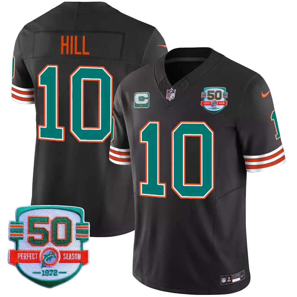 tyreek hill black mens miami dolphins shula 347 patch vapor limited jersey v2 all stitched