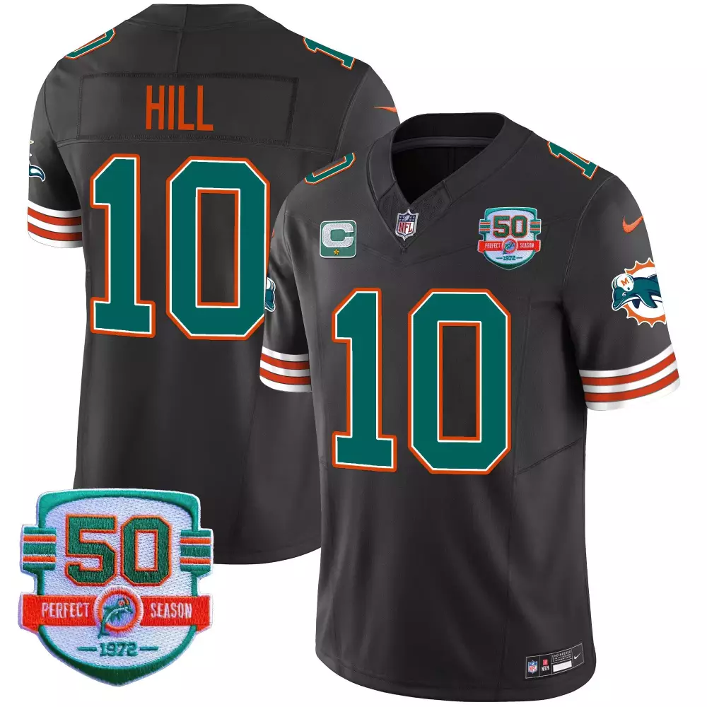 tyreek hill black mens miami dolphins shula 347 patch vapor limited jersey v2 all stitched