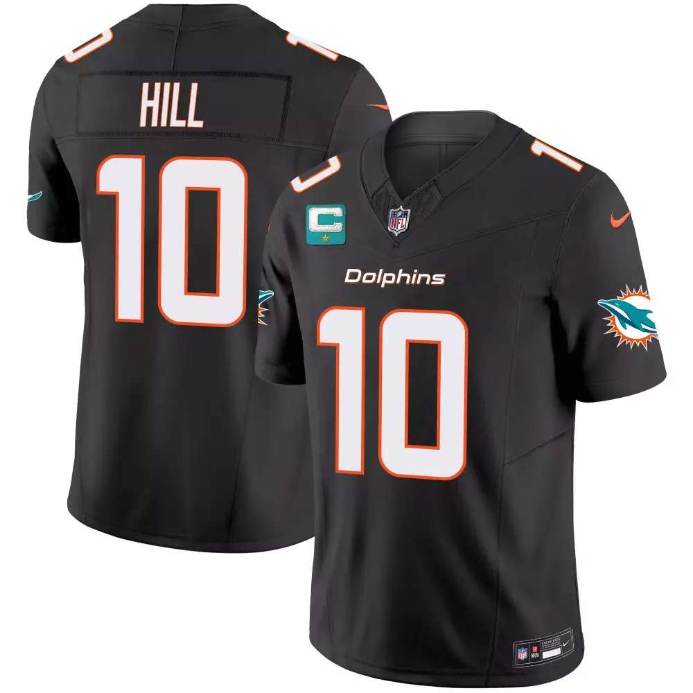tyreek hill black mens miami dolphins shula 347 patch vapor limited jersey v2 all stitched