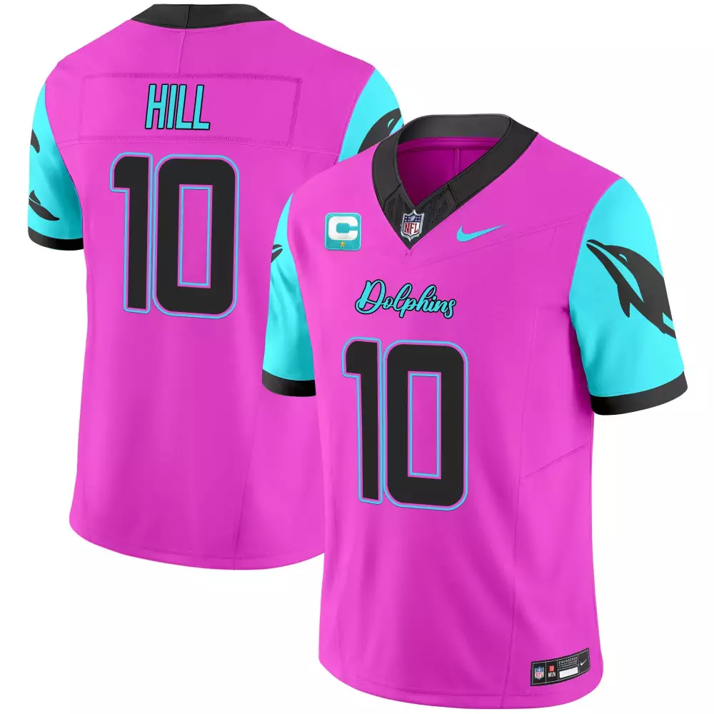 tyreek hill orange womens miami dolphins shula 347 patch vapor jersey all stitched