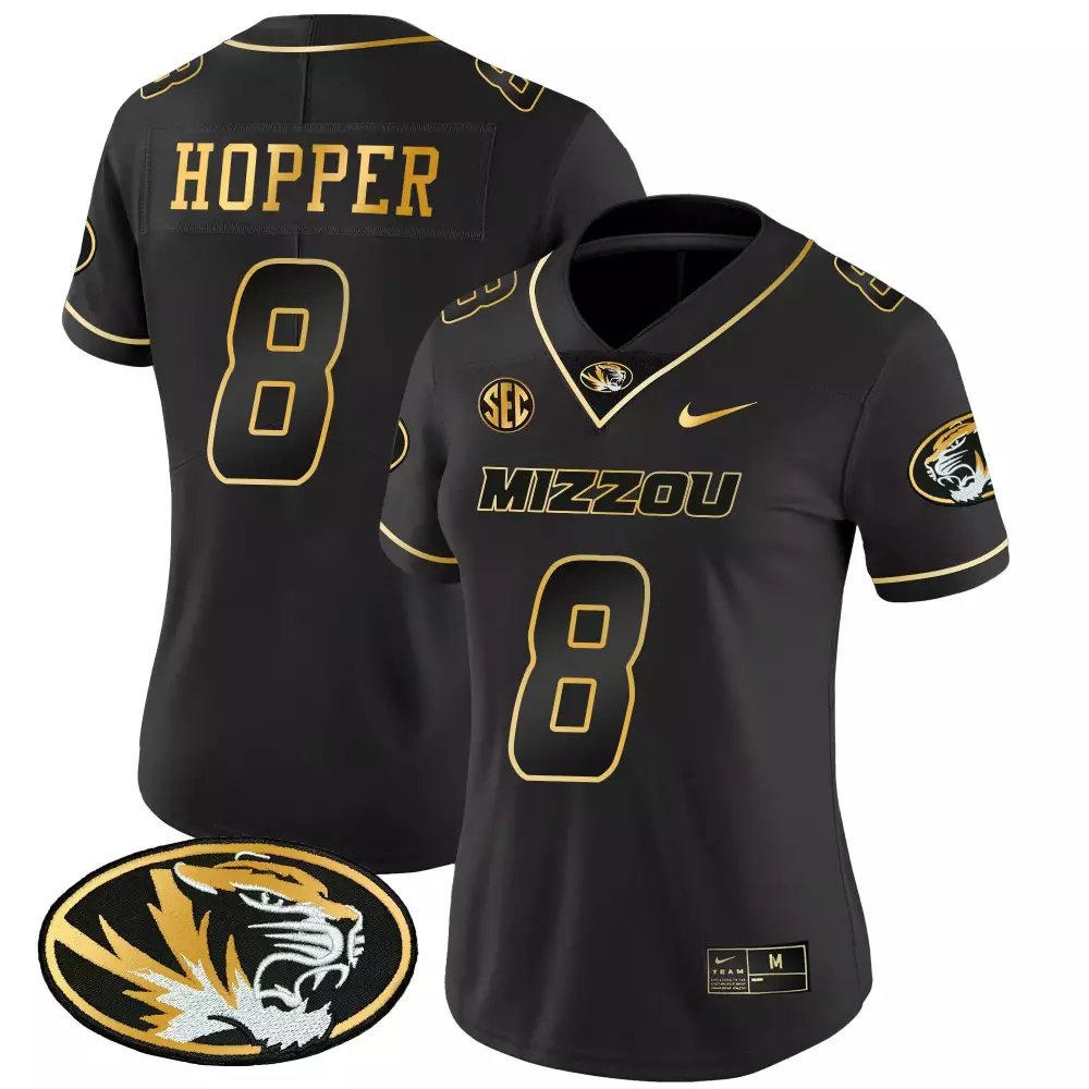 tyron hopper black alternate mens missouri tigers vapor limited jersey all stitched