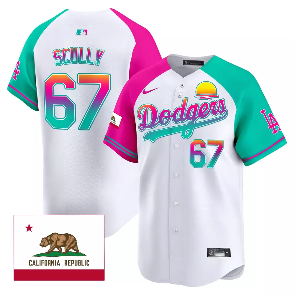Vin Scully Alternate Dodgers 2024 City Style Vapor Premier Jersey V2 | Limited Edition Fan Gear | For Men, Women & Youth