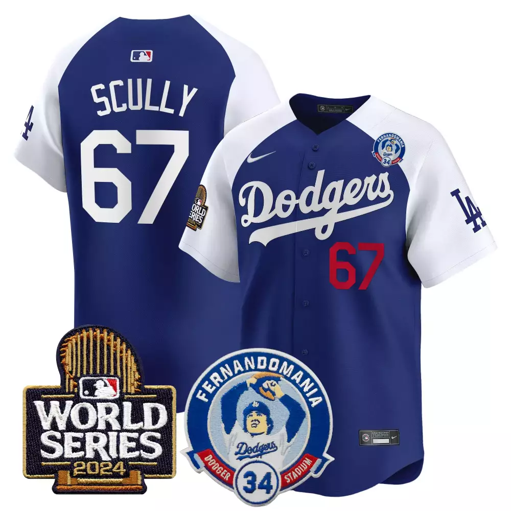 Vin Scully 2024 Dodgers Fernando Memorial Jersey | Premier Vapor Limited Edition | For Men, Women & Youth