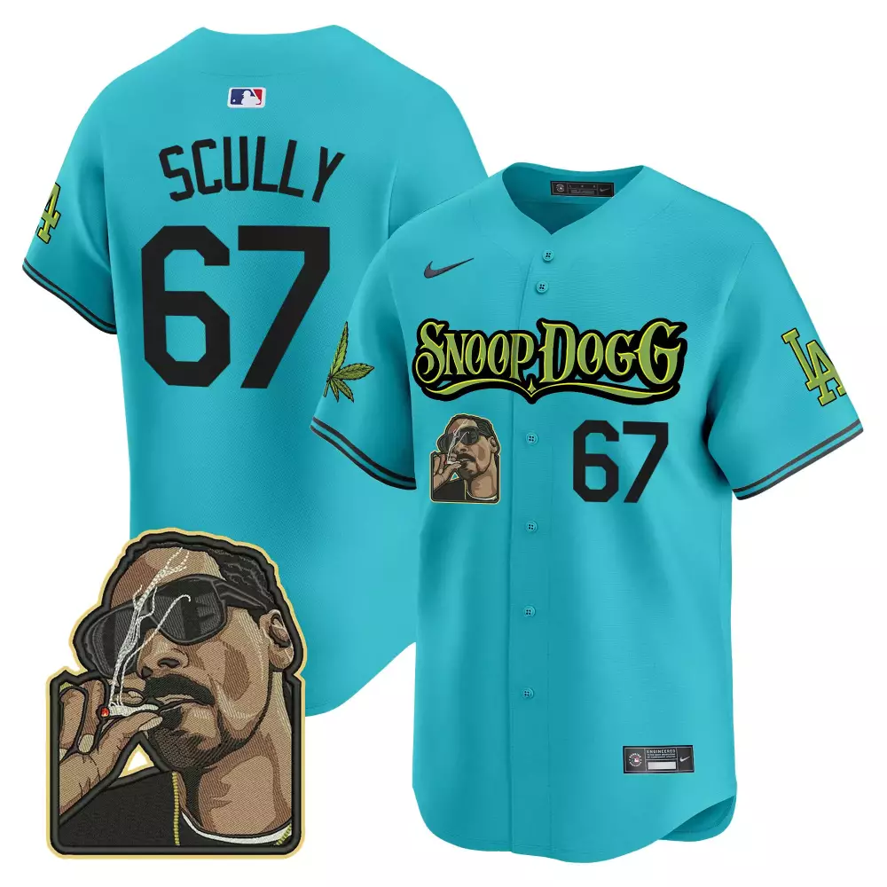 Vin Scully Dodgers Skull Vapor Premier Limited Jersey V2 | White Stitched Fan Gear | For Men, Women & Youth