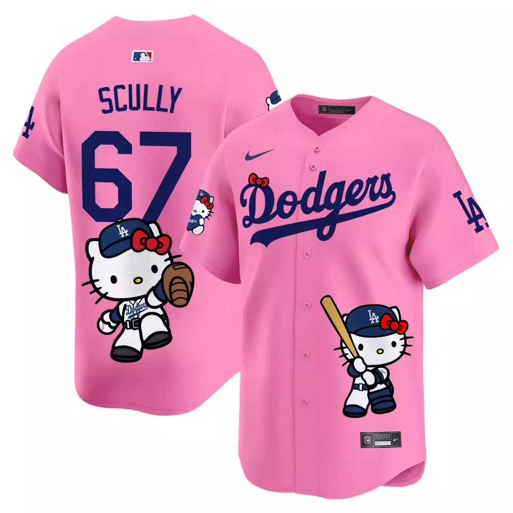 Vin Scully Dodgers Gray Angel Jersey | Stylish Fan Gear for Game Day | Great Gift for Men, Women & Youth
