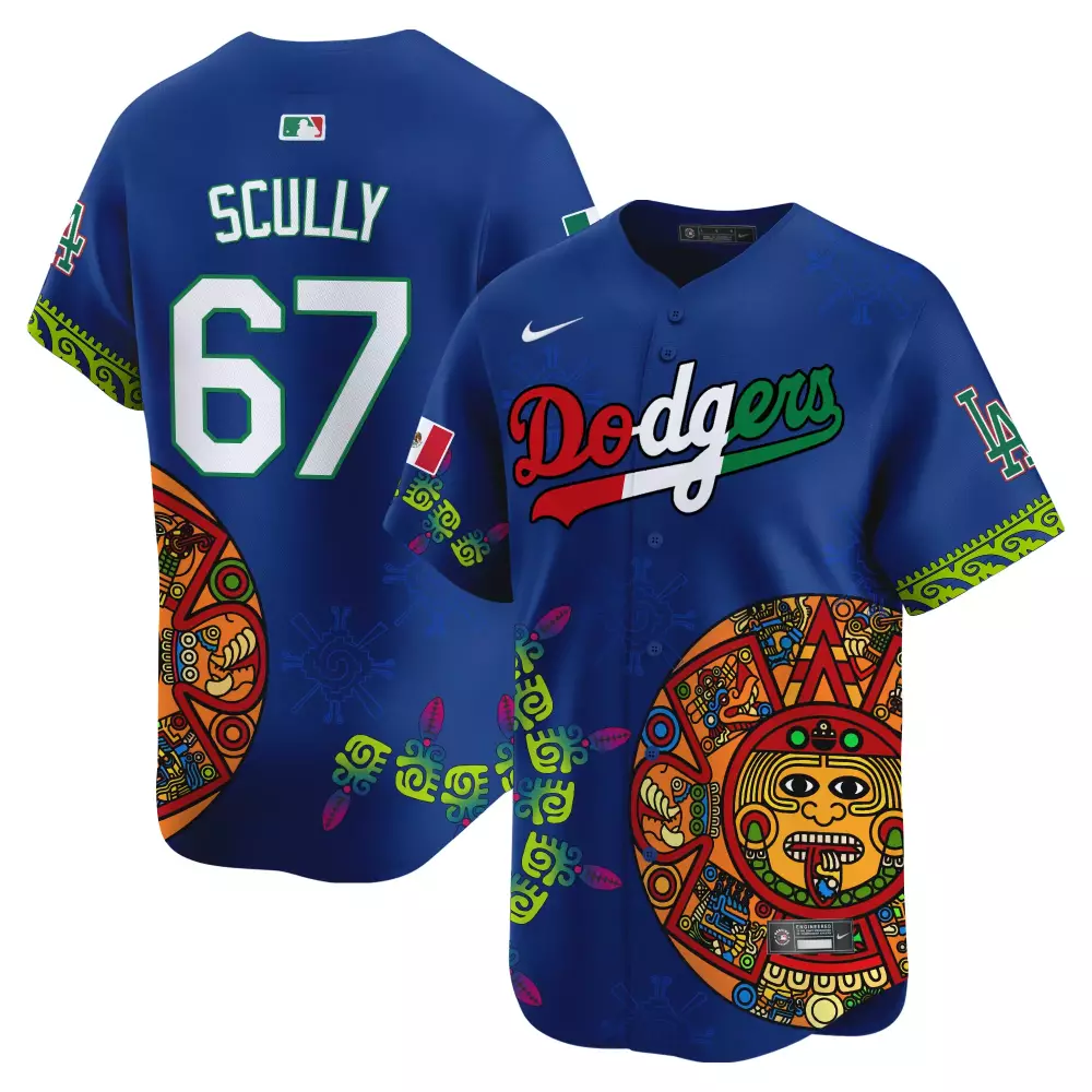 Vin Scully Dodgers Royal Kobe Bryant Signature Vapor Premier Limited Jersey | Authentic Fan Gear for Men, Women & Youth