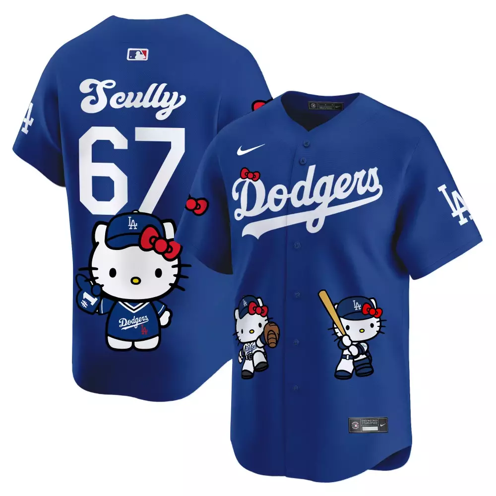 Vin Scully Dodgers Tribute 2024 World Series Vapor Premier Limited Jersey | White All Stitched Fan Gear | For Men, Women & Youth