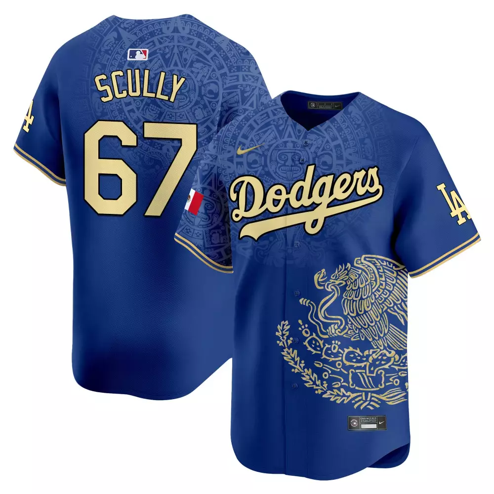 Vin Scully Dodgers Tribute 2024 World Series Vapor Premier Limited Jersey | White All Stitched Fan Gear | For Men, Women & Youth